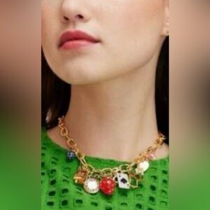 NWOT Kate Spade Charm Necklace